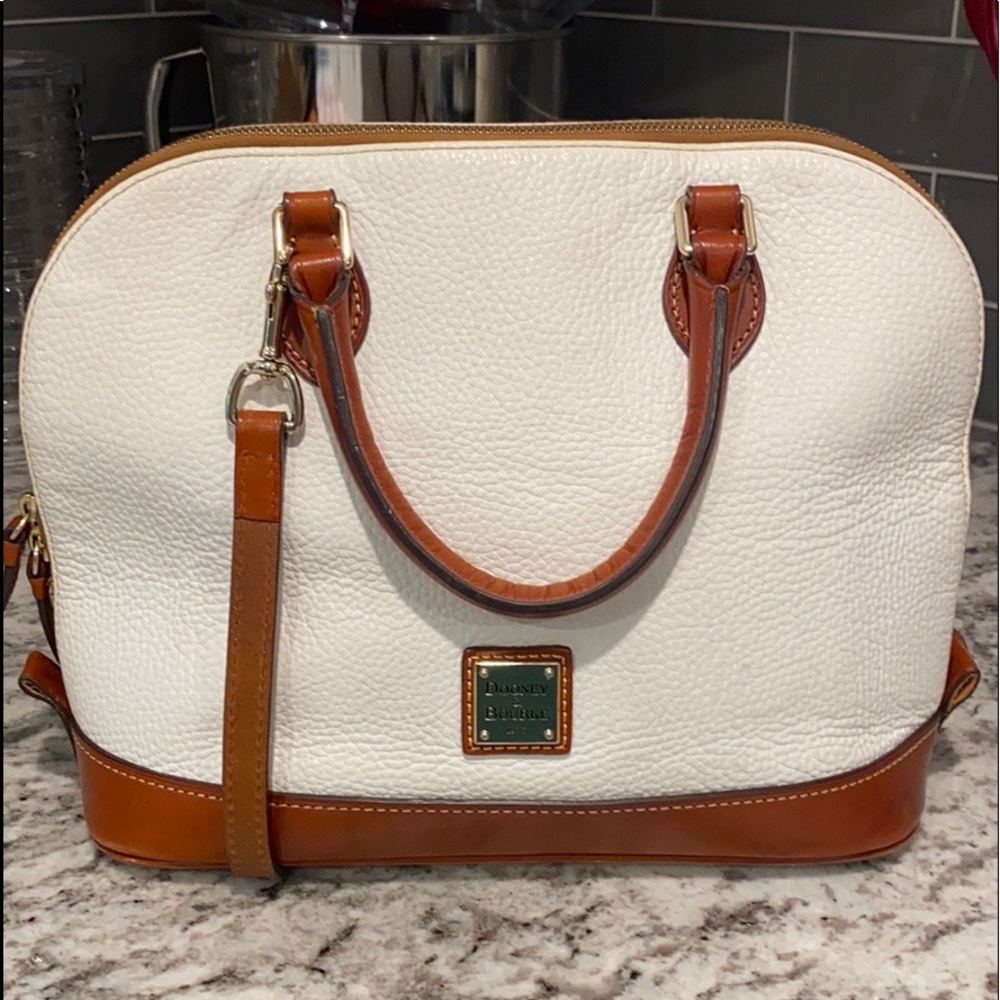 Dooney & Bourke Pebble Grain Zip Zip Satchel